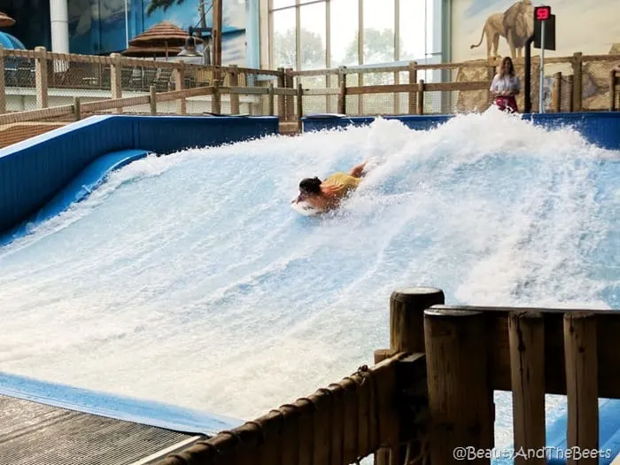 Flow Rider waterpark Kalahari Resort Sandusky Beauty and the Beets