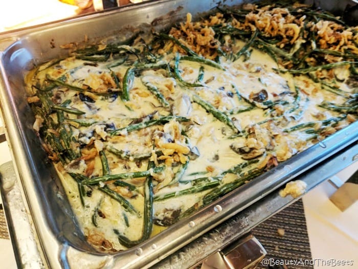 green bean casserole Sea Pines Resort Thanksgiving Beauty and the Beets
