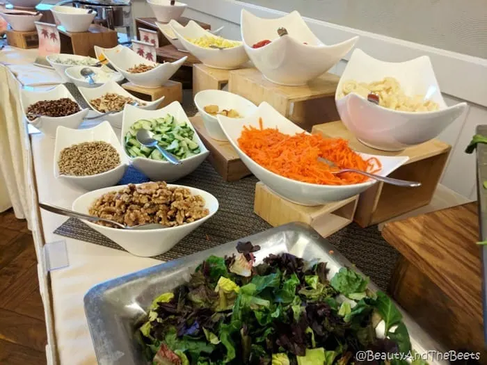 salad bar Sea Pines Resort Thanksgiving Beauty and the Beets