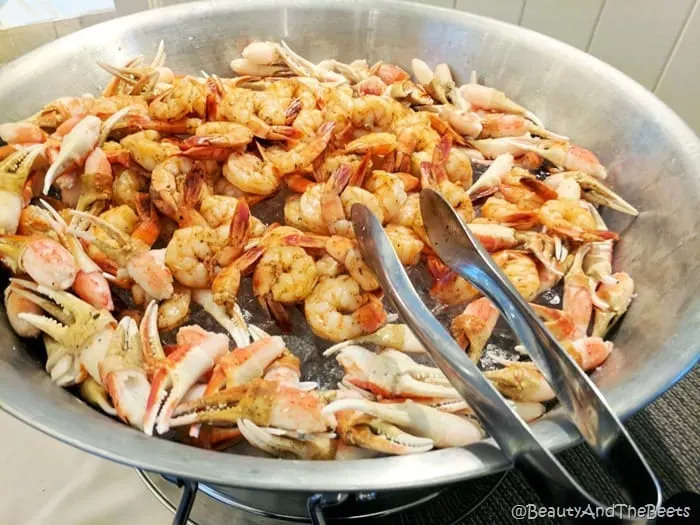 shrimp and crab legs Sea Pines Resort Thanksgiving Beauty and the Beets