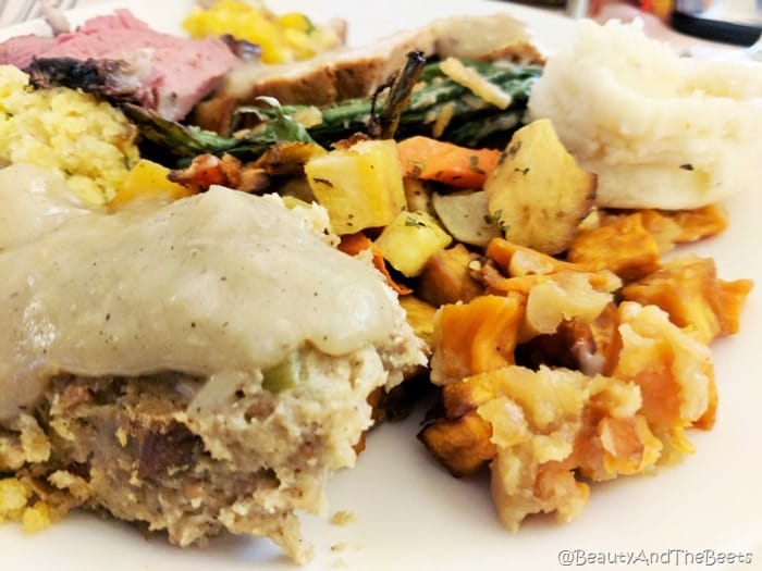stuffing candied sweet potato Sea Pines Resort Thanksgiving Beauty and the Beets
