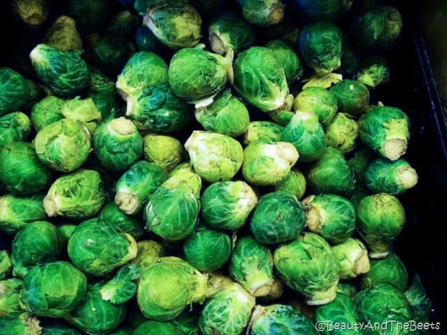 Green Brussels Sprouts Beauty and the Beets