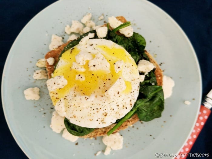 Spinach, Egg, and Feta Toast Beauty and the Beets (5)