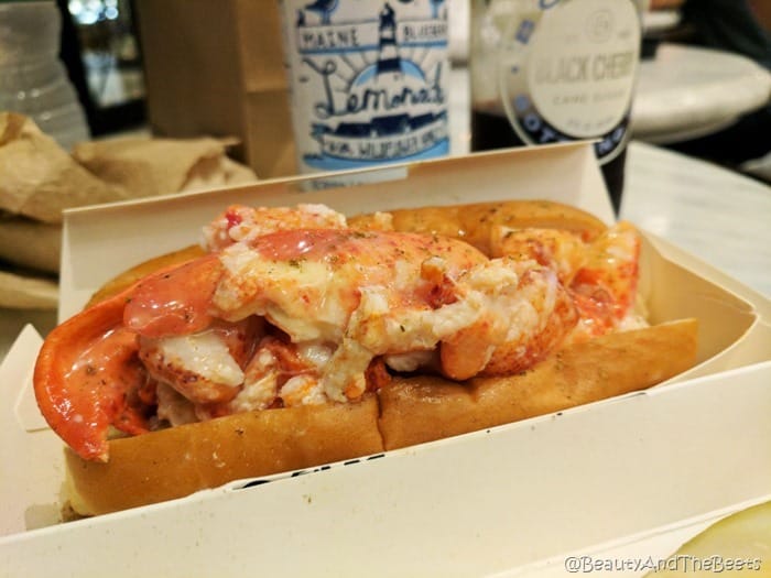 Lukes Lobster The Plaza Food Hall Beauty and the Beets lobster roll