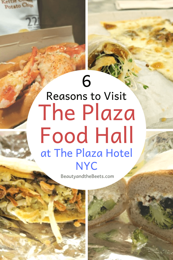 6 Reasons to visit the Plaza Food Hall at The Plaza Hotel. #NewYorkCity #traveleats #LukesLobster #no7sub