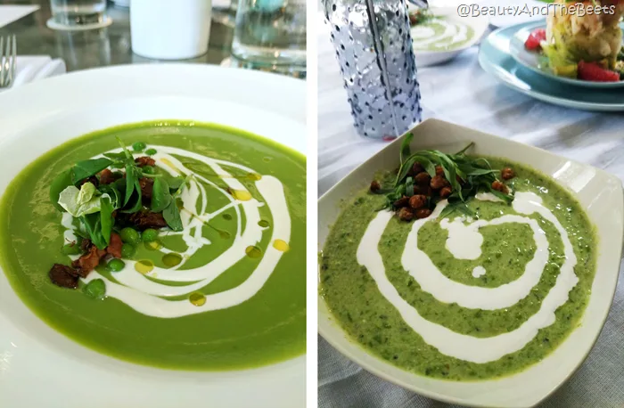 Breakfast at Tiffanys Chilled Pea Soup recipe Beauty and the Beets