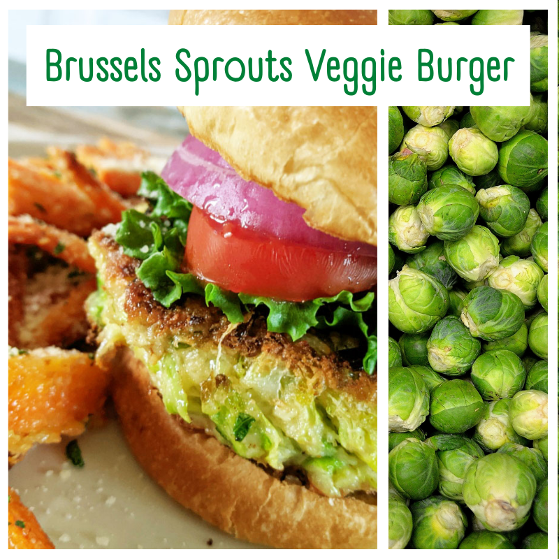 Cheesy And Easy Brussels Sprouts Veggie Burgers Beauty And The Beets