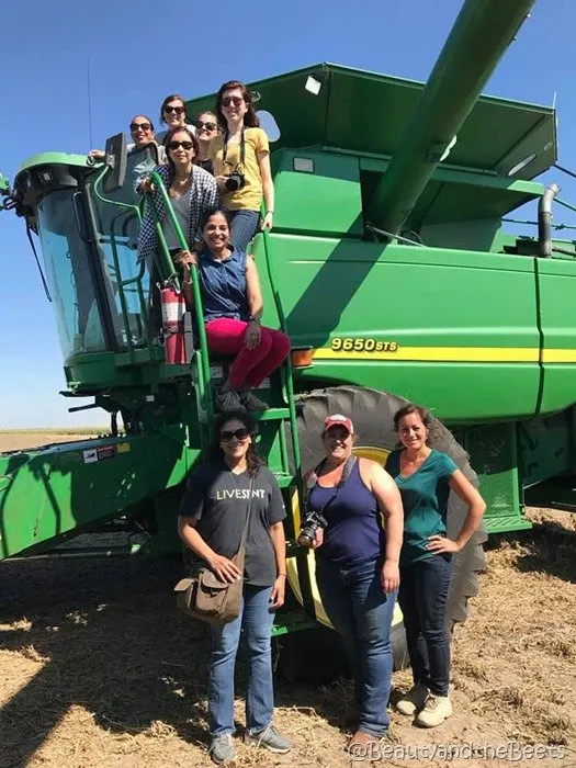 #FarmFoodTour Kansas Beauty and the Beets Combine photo