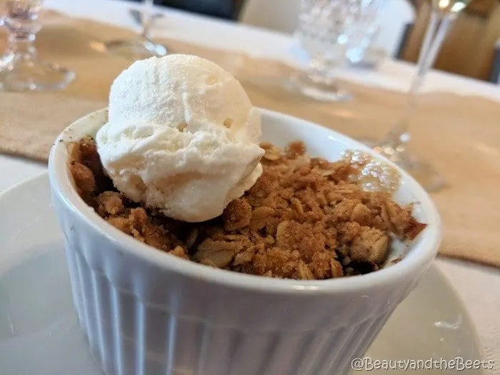 #FarmFoodTour Kansas apple crisp Beauty and the Beets