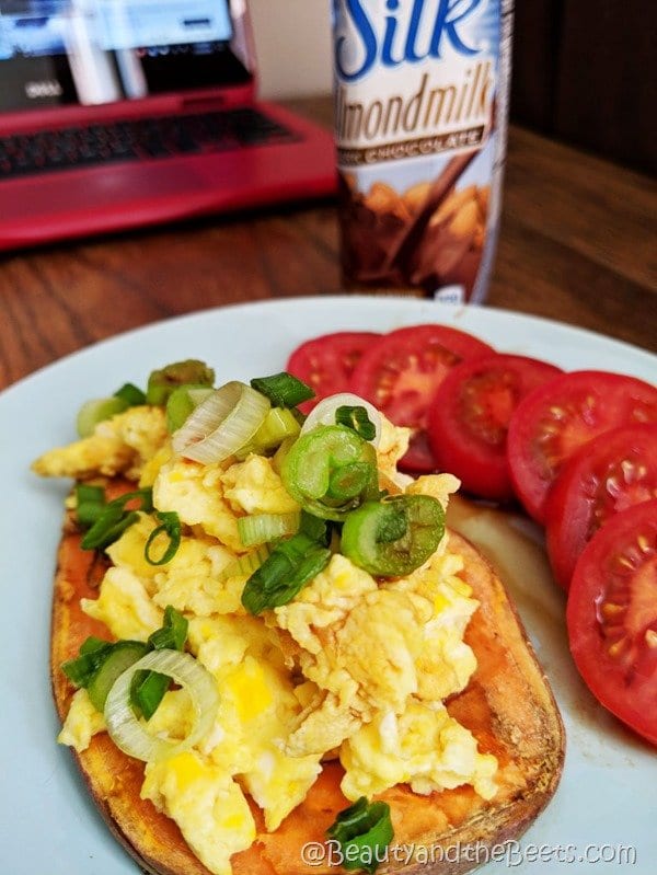 Breakfast Sweet Potato Toast Eggs Beauty and the Beets