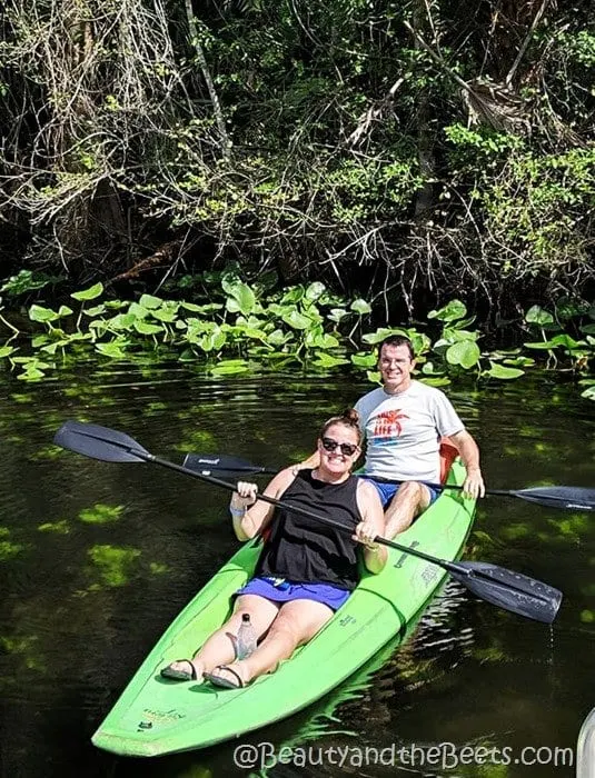Wekiva River double kayak Beauty and the Beets