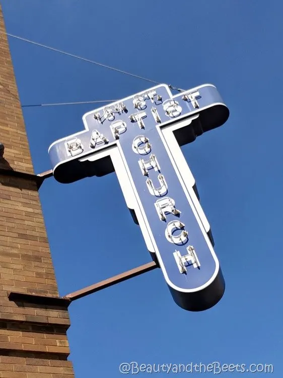 16th Street Baptist Church Birmingham cross Beauty and the Beets