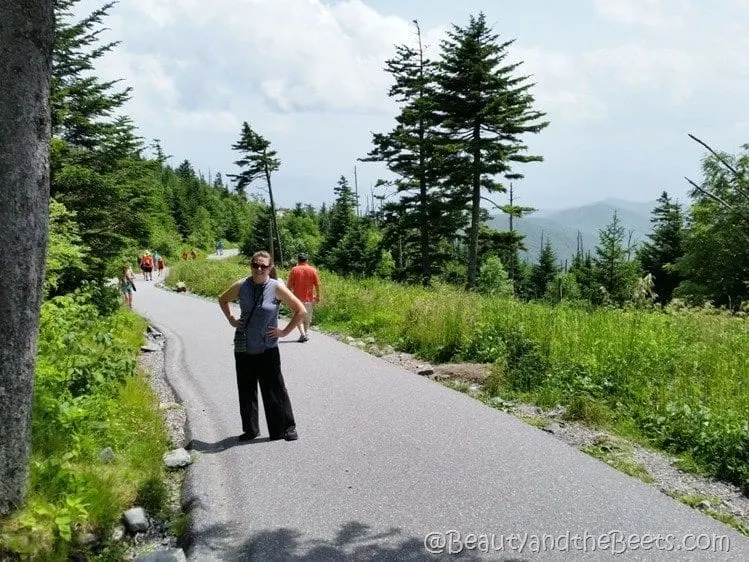 Clingmans Dome pathway Beauty and the Beets