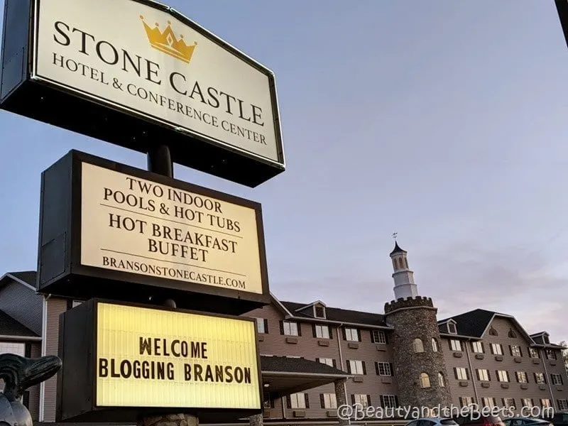 Stone Castle hotel Branson Beauty and the Beets