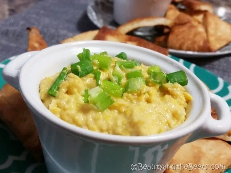 Sweet Corn Hummus recipe Beauty and the Beets (4)