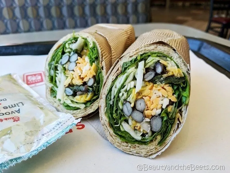 Chick-fil-A Vegetarian Wrap Beauty and the Beets