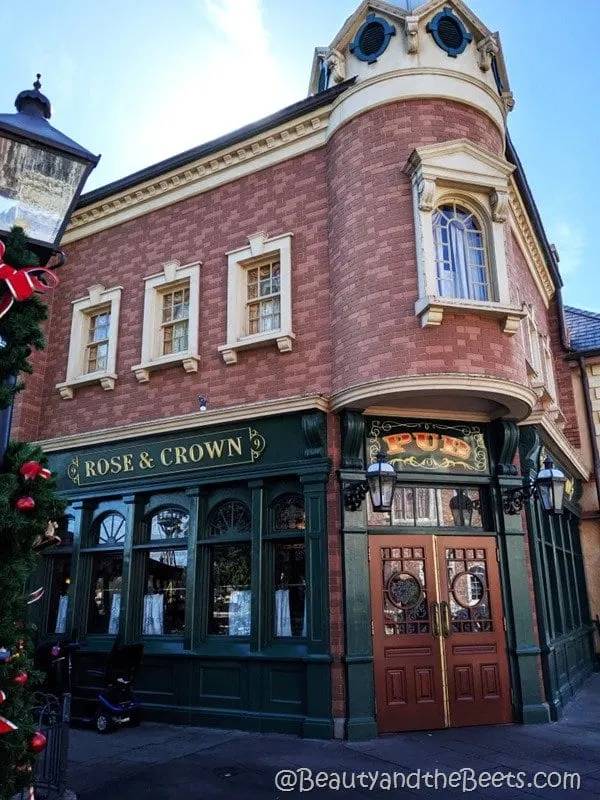 Disney Rose and Crown Pub Beauty and the Beets