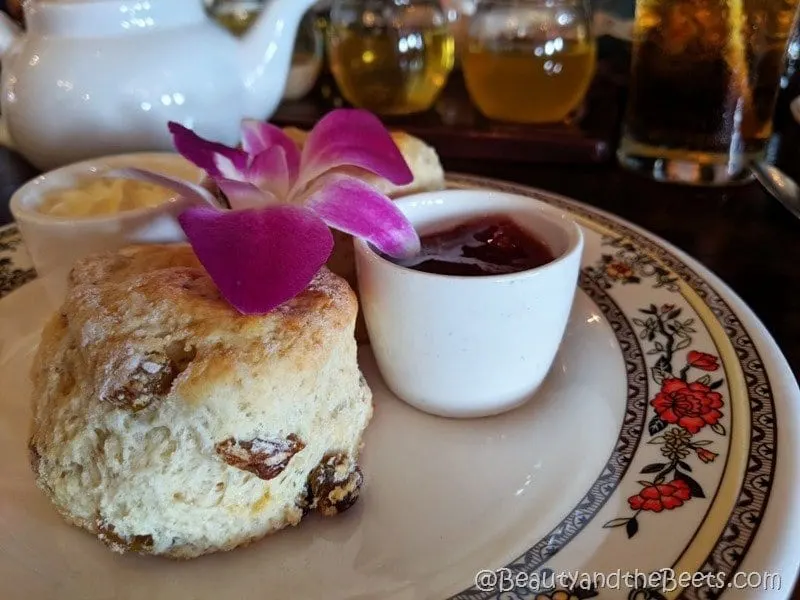 Disney Tea Experience scone Beauty and the Beets
