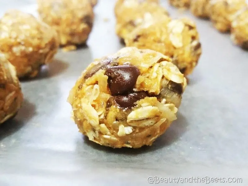 Almond Butter Coconut Snack Balls Beauty and the Beets