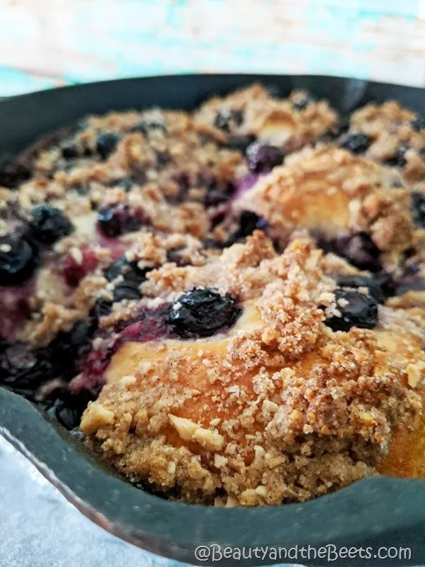 Blueberry SKillet Cake recipe