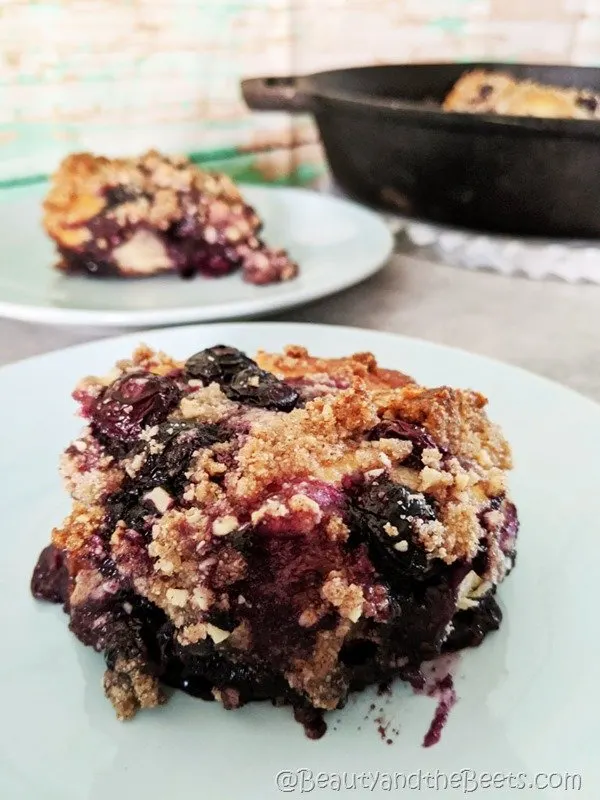 Cake Blueberry Skillet Beauty and the Beets