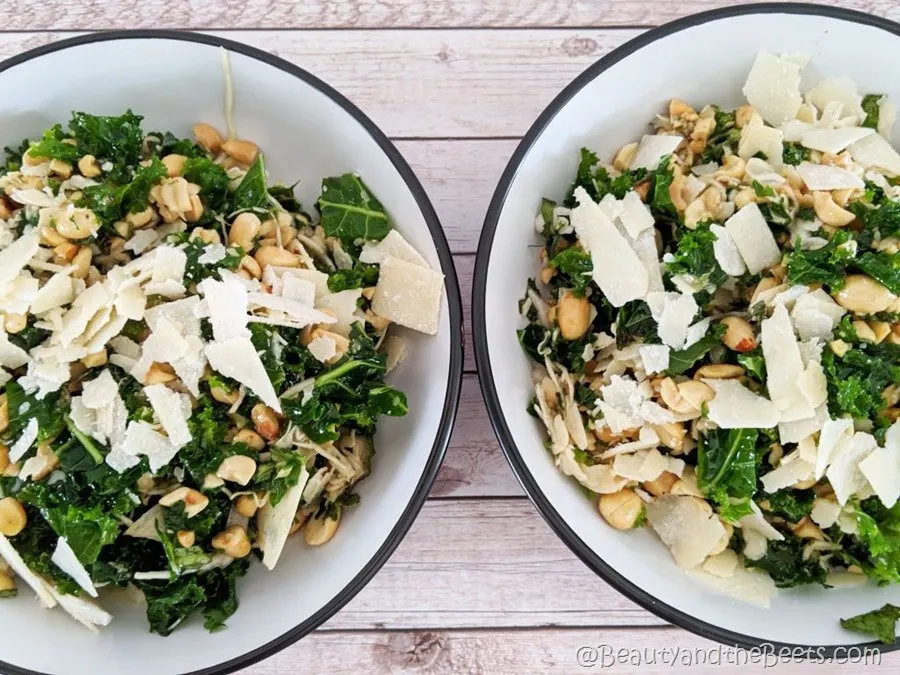 Beauty and the Beets Houstons Kale Salad twins