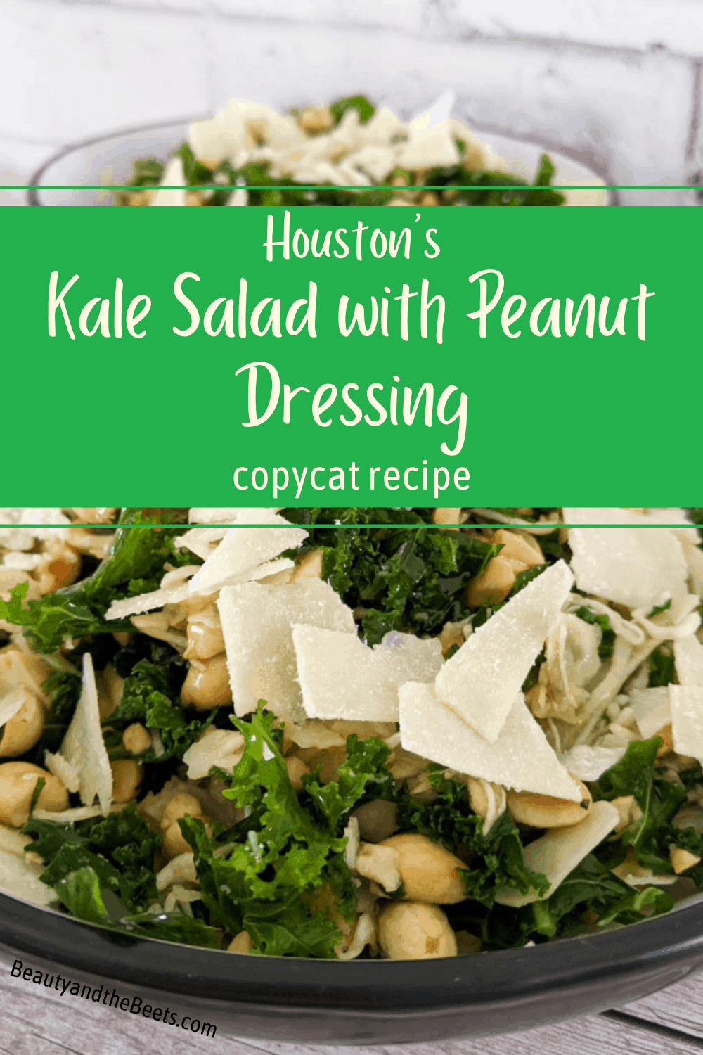 Houston's Kale Salad with Peanut Dressing