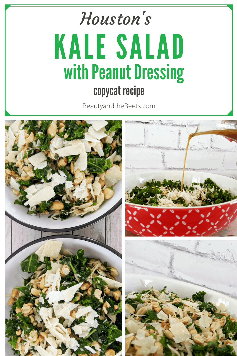 Houston's Kale Salad with Peanut Dressing