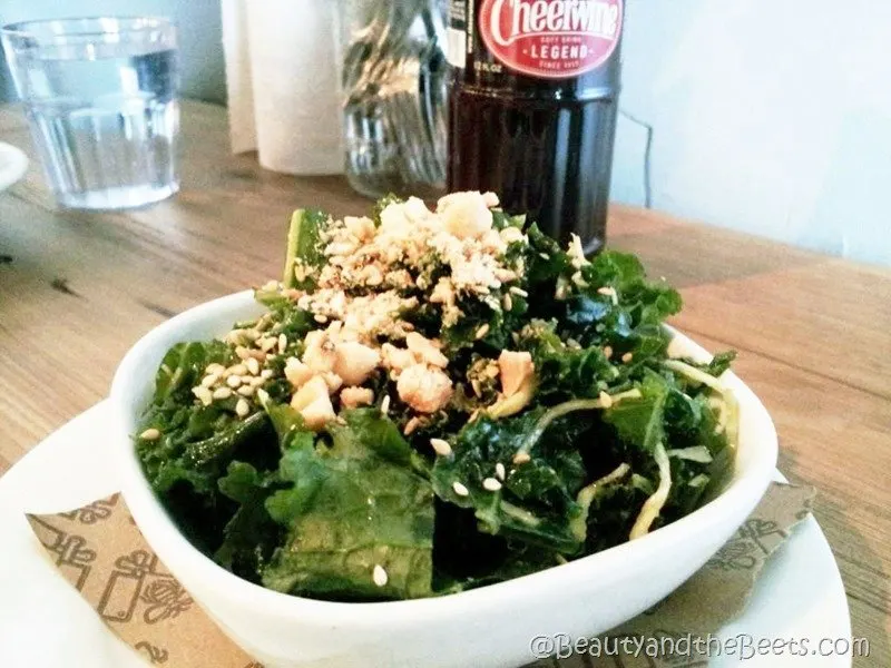 Kale Salad with Peanut Beauty and the Beets