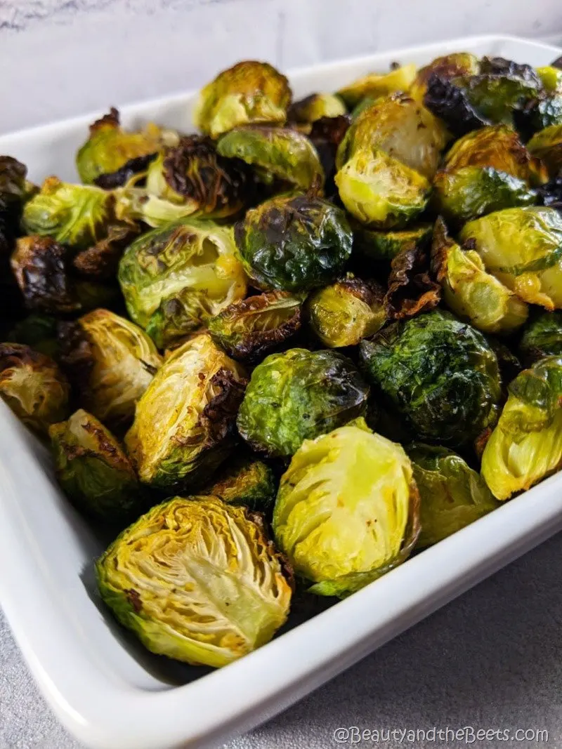 Roast Brussels Sprouts Beauty and the Beets