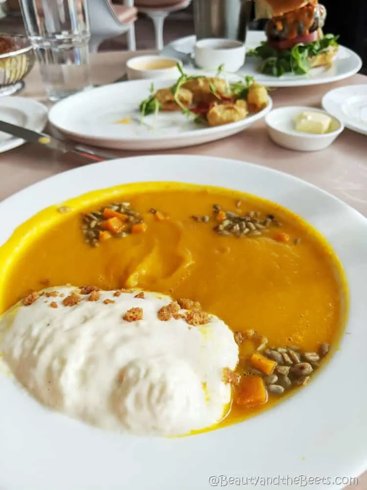 Butternut Squash Soup Paris Cafe Beauty and the Beets TWA Hotel