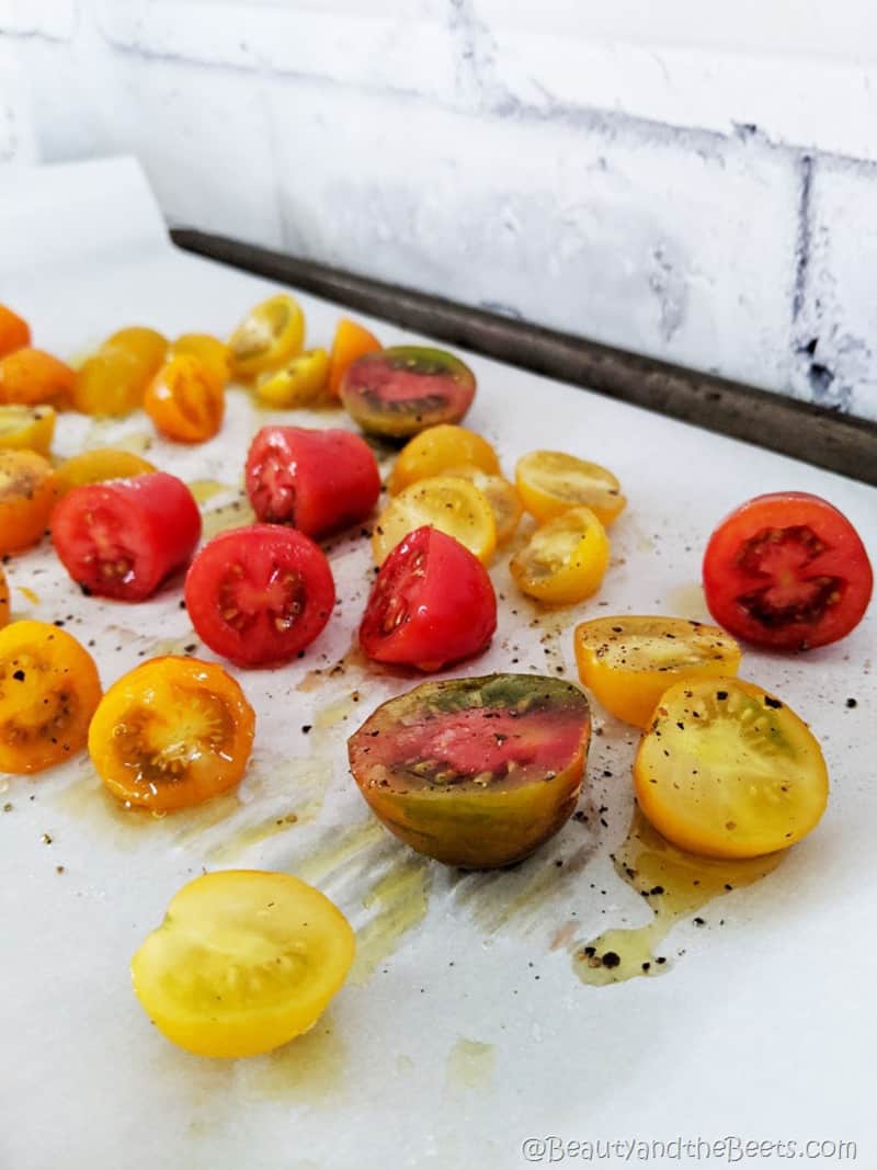 Roasted Tomatoes Beauty and the Beets