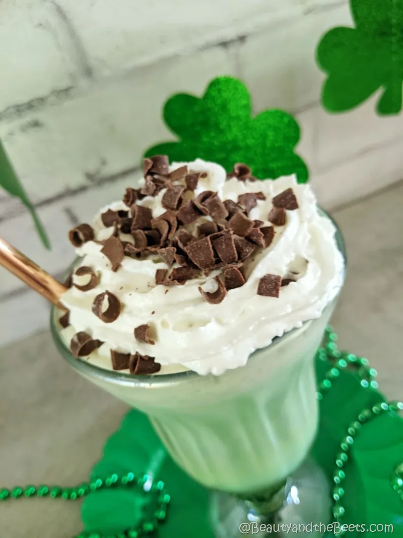 Shamrock Shake Copycat Beauty and the Beets