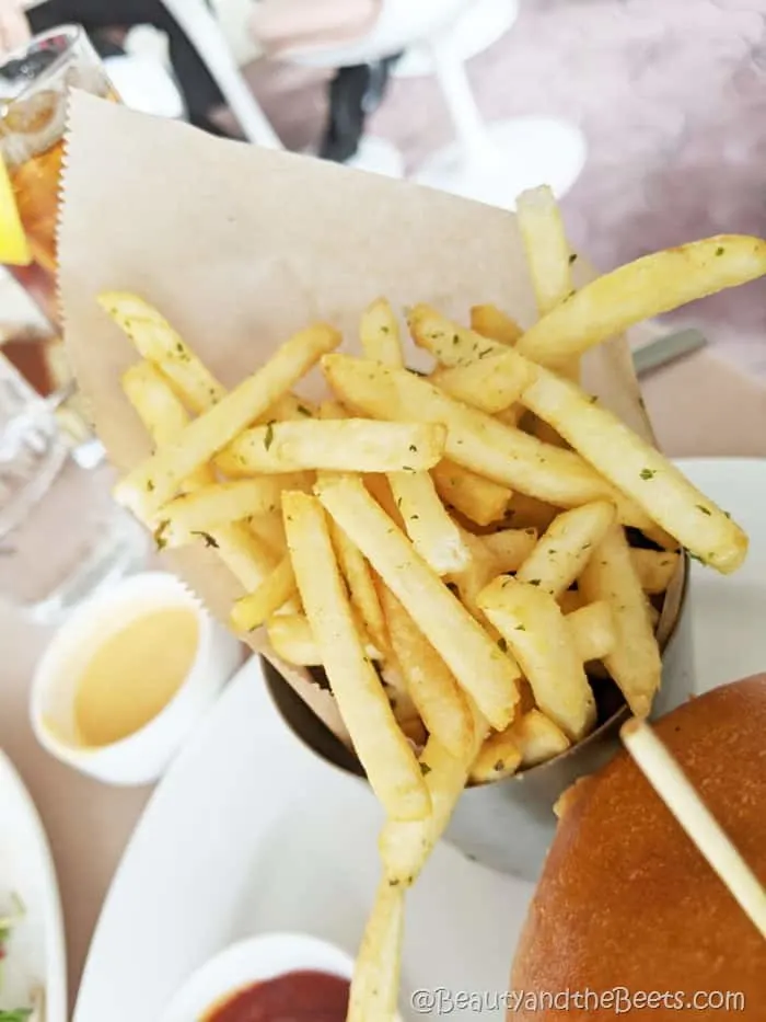 french fries Paris Cafe TWA Hotel Beauty and the Beets