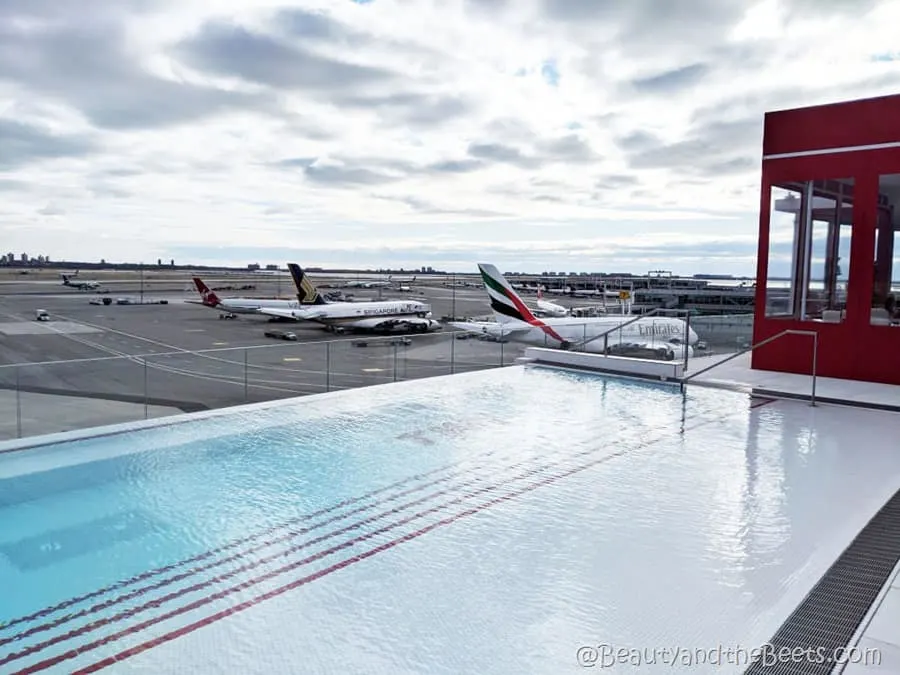 pool cuzzi TWA Hotel Beauty and the Beets