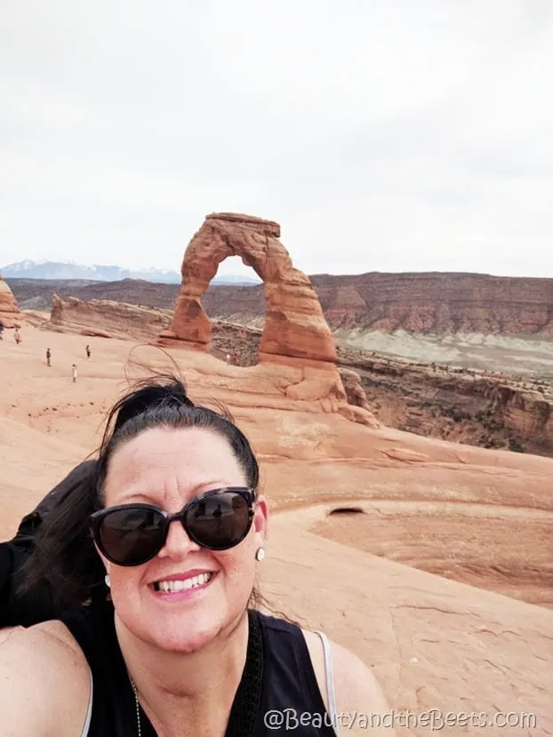 The hike to the Delicate Arch Beauty and the Beets