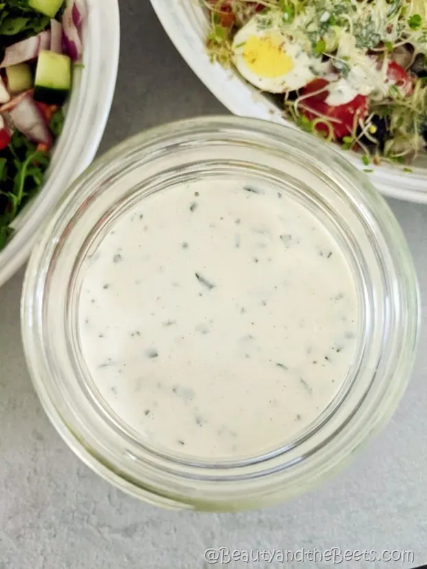 top shot Creamy Tarragon Dressing