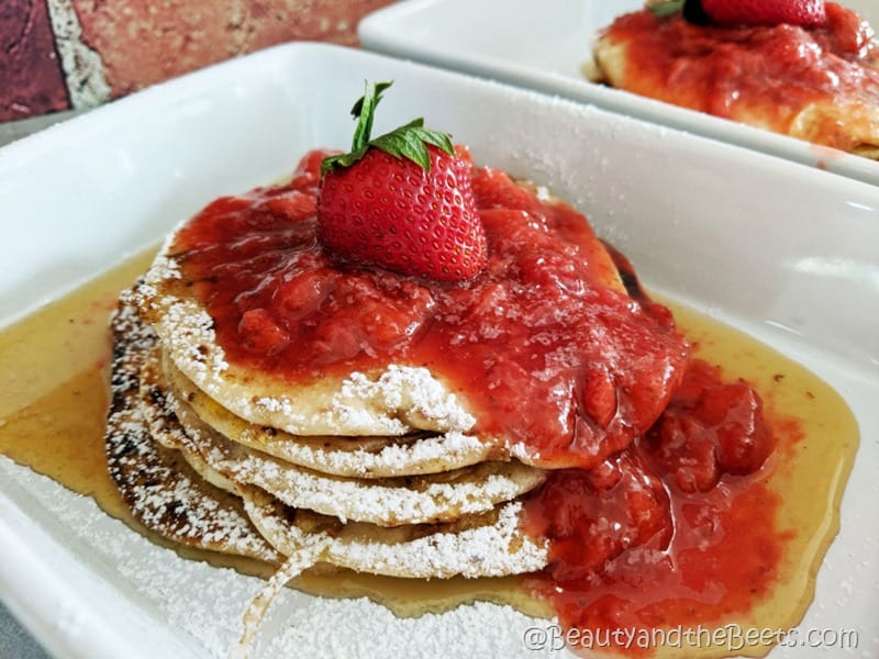 Strawberry French Toast Tortilla by Beauty and the Beets