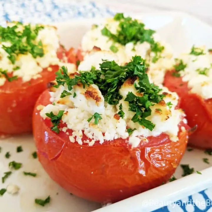 Baked Tomatoes with Goat Cheese