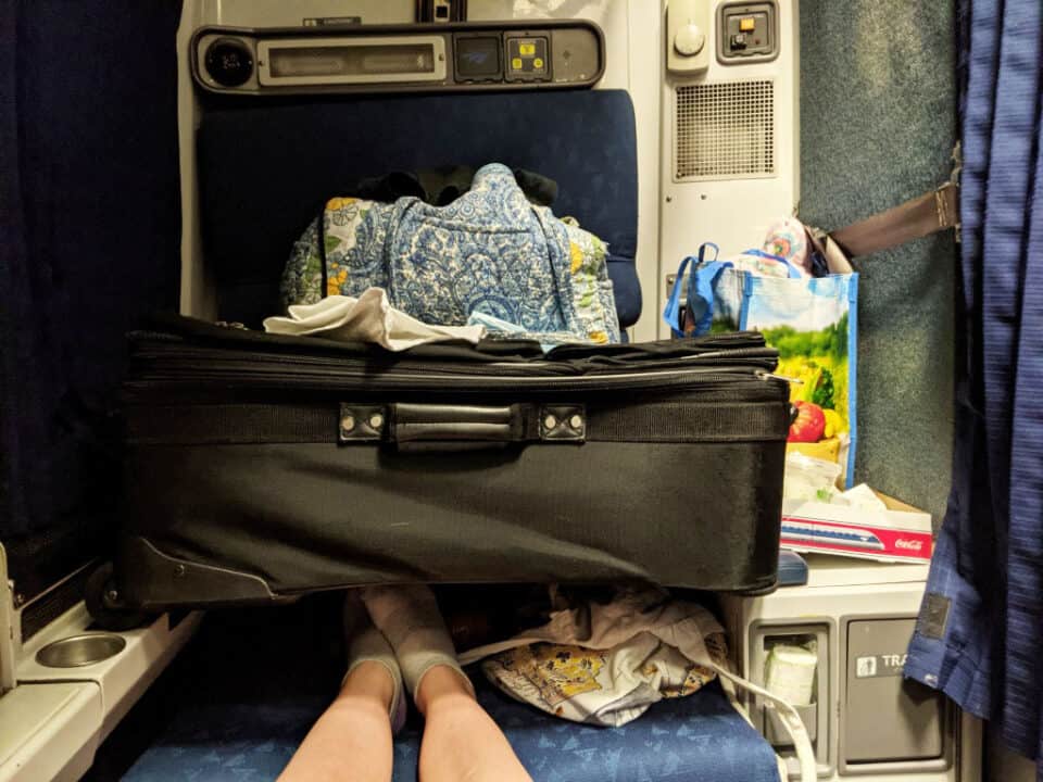 The No Fluff Guide to the Amtrak Roomette Beauty and the Beets