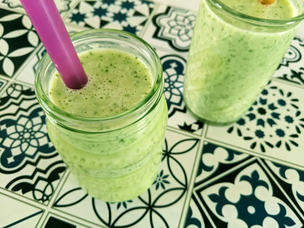 Healthy and delicious - this recipe for a Pineapple Cucumber Smoothie will have you feeling energized and ready to go!