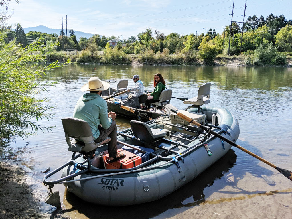 A group of four women set out on an adventure - fly fishing in Missoula, Montana.