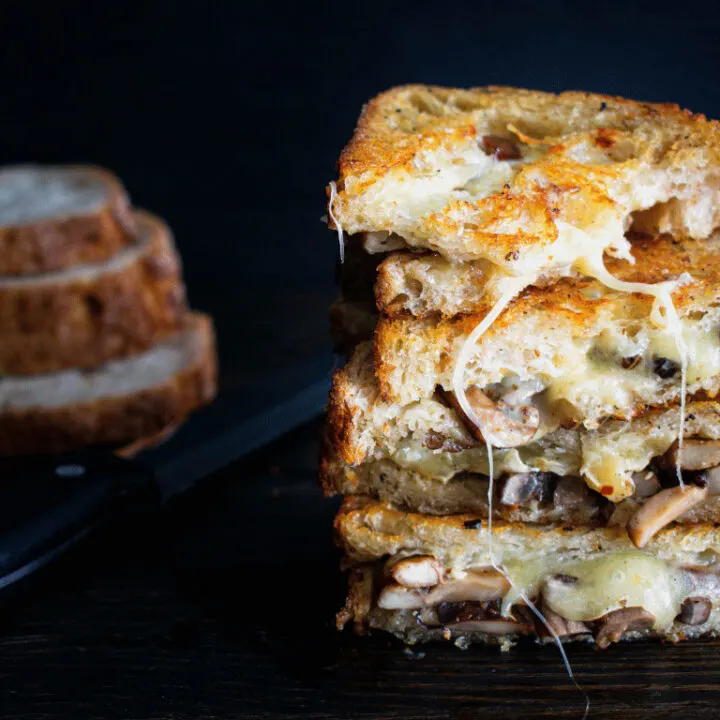 Crispy Mushroom Reuben Sandwich