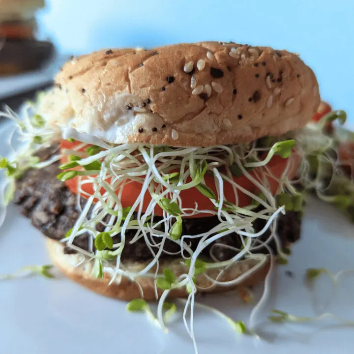 Mushroom Quinoa Veggie Burger